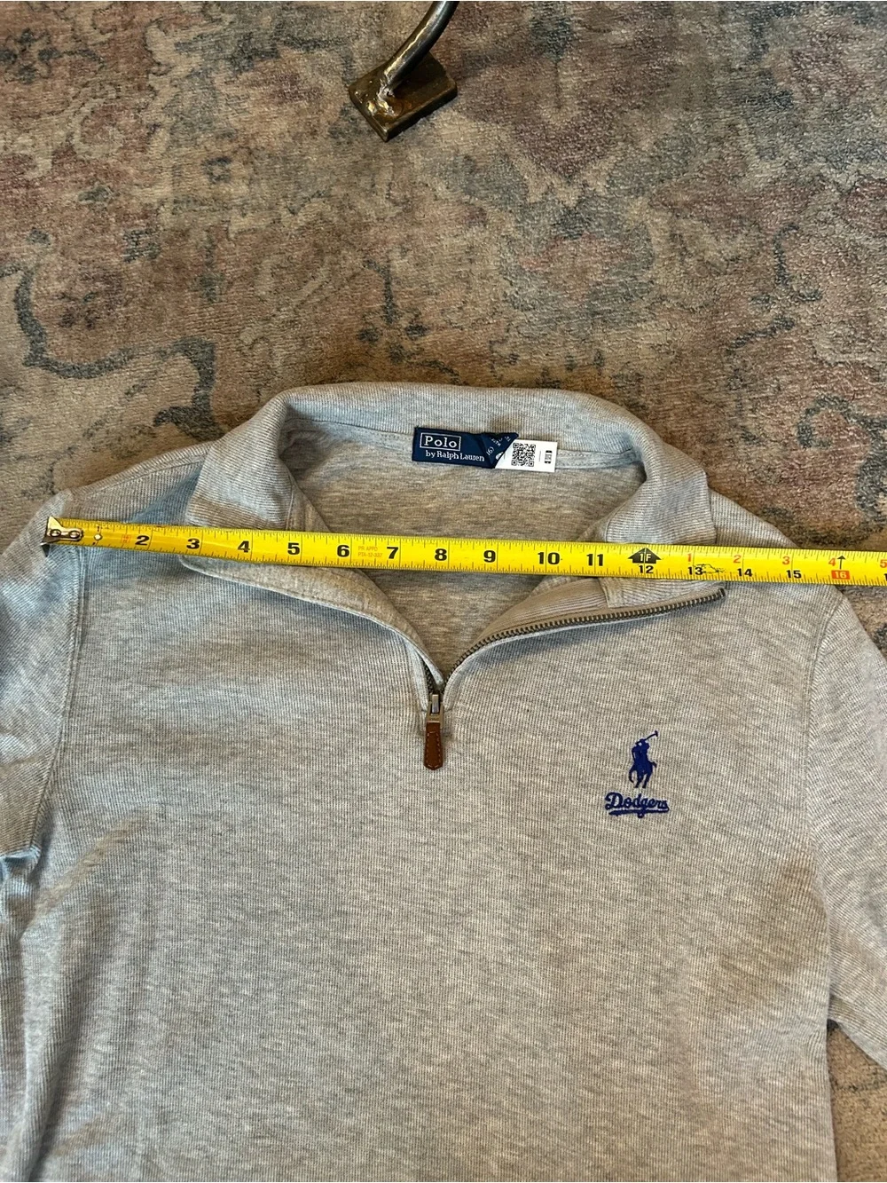Polo by Ralph Lauren  MLB Los Angeles Dodgers Gray Quarter-Zip Limited Edition